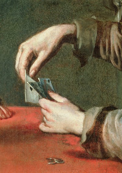 The Cheaters (detail) by Mathieu Le Nain